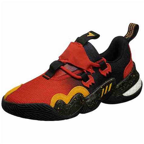 adidas basketballschuhe schwarz rot|Adidas classic basketball shoes.